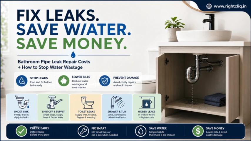 Bathroom Pipe Leak Repair Cost And How To Stop Water Wastage