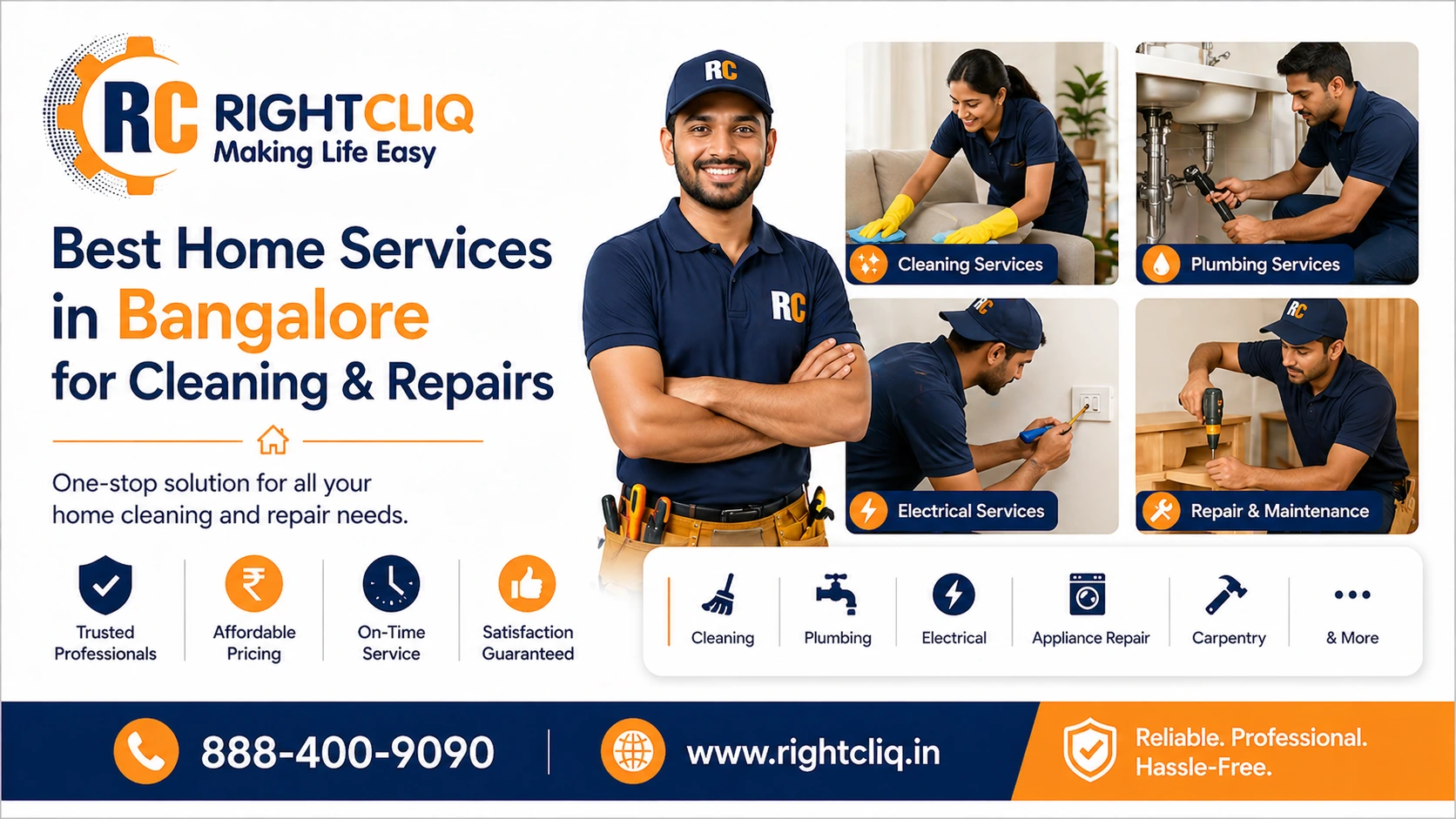 Best Home Services in Bangalore for Cleaning and Repairs