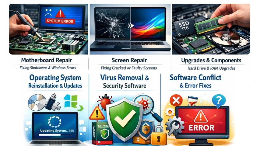 Desktop Repair Service in Bangalore –Fast and Reliable Repairs