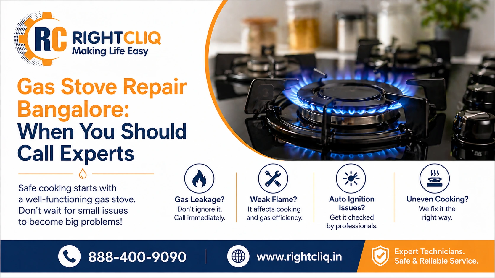 Gas Stove Repair Bangalore: When You Should Call Experts