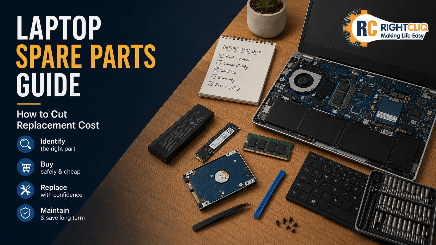 Laptop Spare Parts Guide: How to Cut Replacement Cost