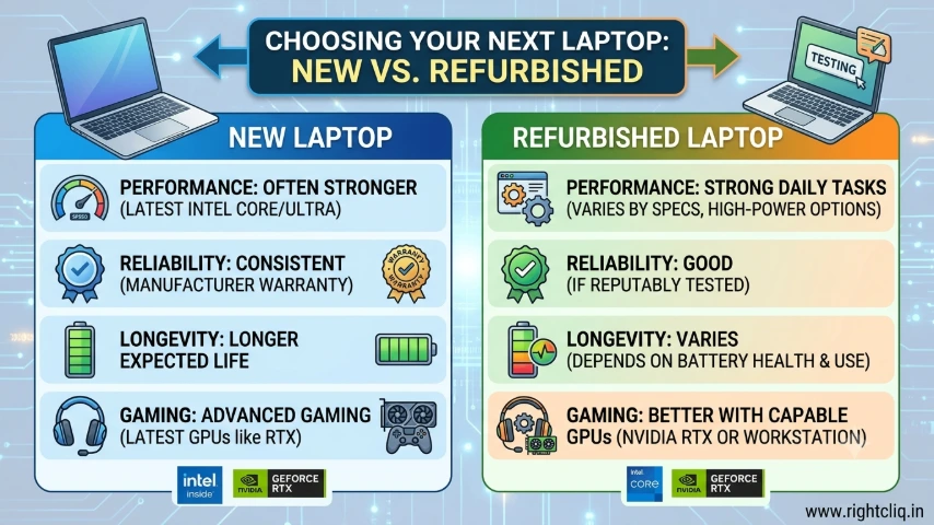 Refurbished vs New Laptop: Which Offers Better Value for Money