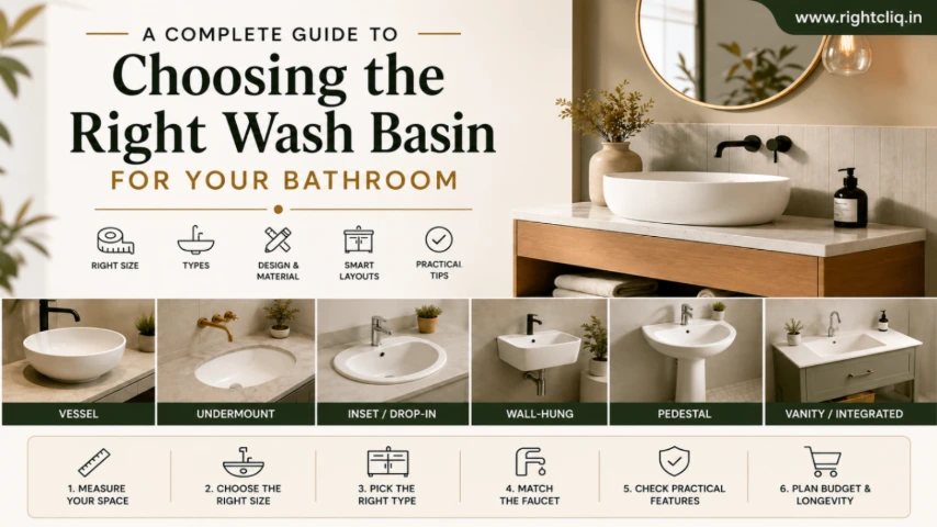 How to Choose the Perfect Wash Basin for Your Bathroom: A Complete Buying Guide