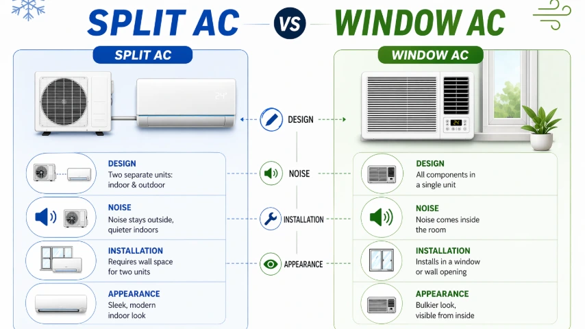 Split AC Versus Window AC: The Best Fit for Indian Homes
